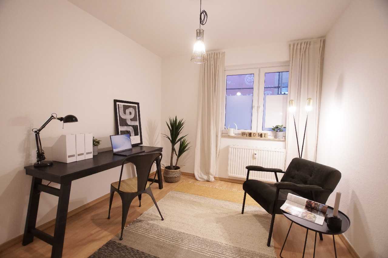 Wohlfühlwohnung im Zentrum von Ratingen: Helle 3-Zimmer-Wohnung mit eigenem Gartenanteil