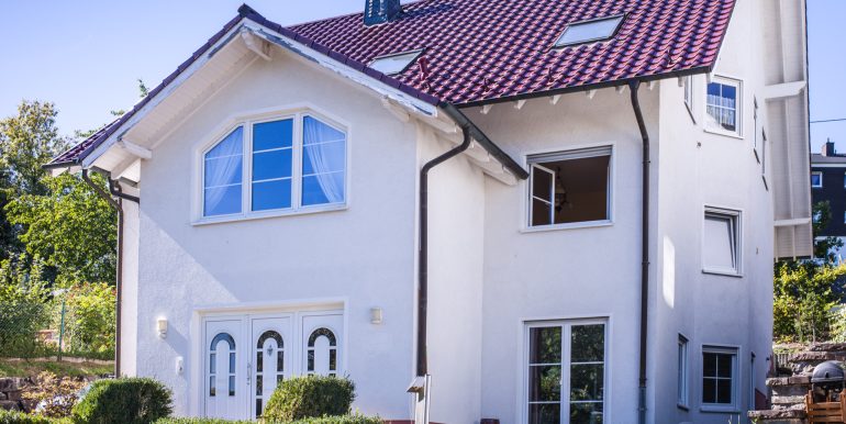 Haus mit Eingang