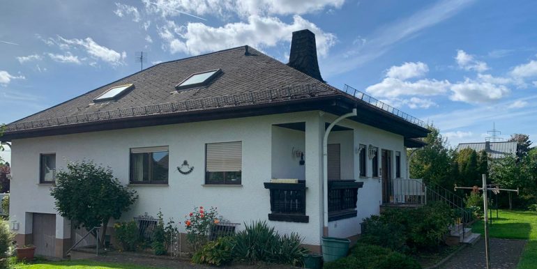 Seitenansicht-Hauseingang
