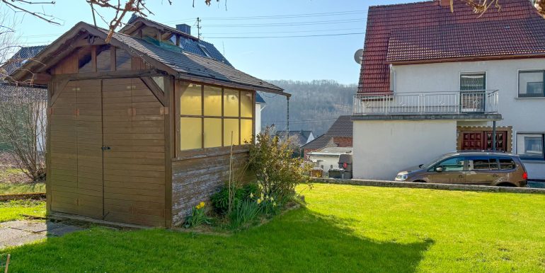 Gartenhaus mit Grillmöglichkeit
