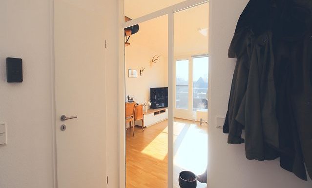 Blick vom Balkon
