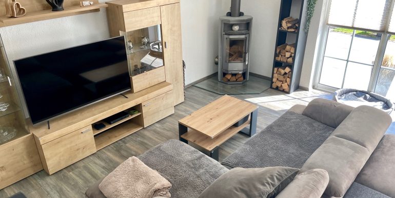 Blick in den Wohnbereich (Wohnung I - EG)