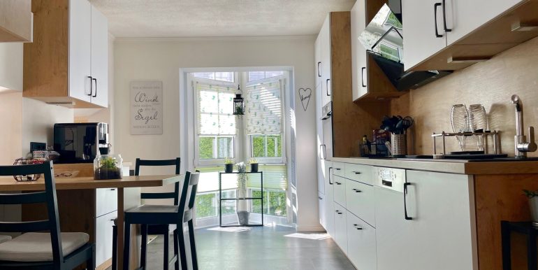 Blick in die Küche (Wohnung I - EG)