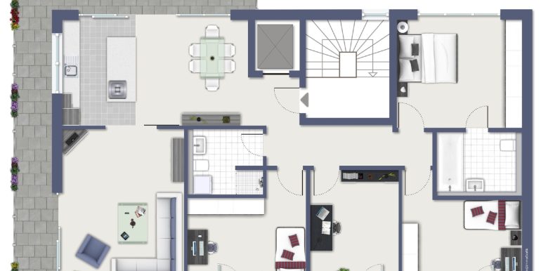 3.OG - 5-Zimmer-Penthouse