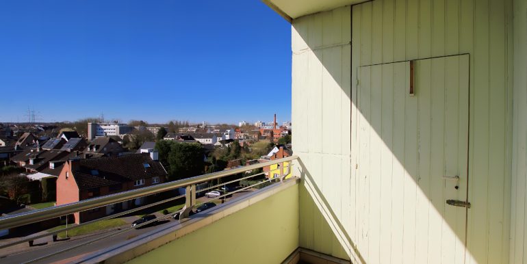 Blick vom Balkon