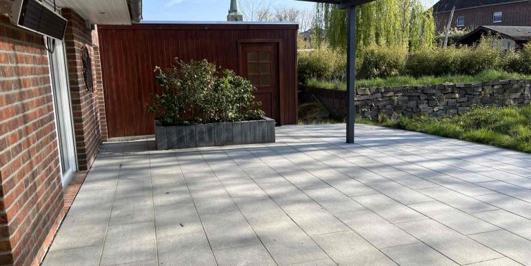 Überdachte Terrasse...