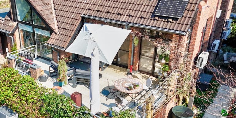 Terrasse von oben