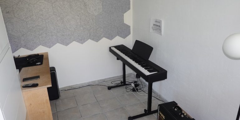 Abgetrennter Home-Officebereich