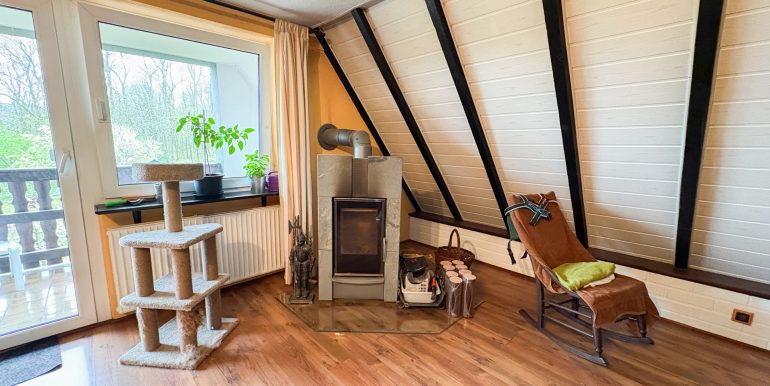 Kamin im Wohnzimmer (OG)