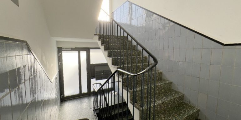 Das gepflegte Treppenhaus