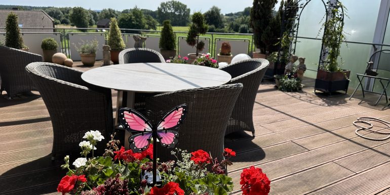 50 m² Terrasse mit Ruhrtalblick