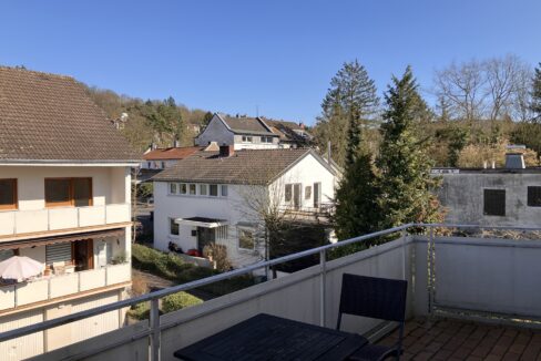 Ausblick vom Balkon