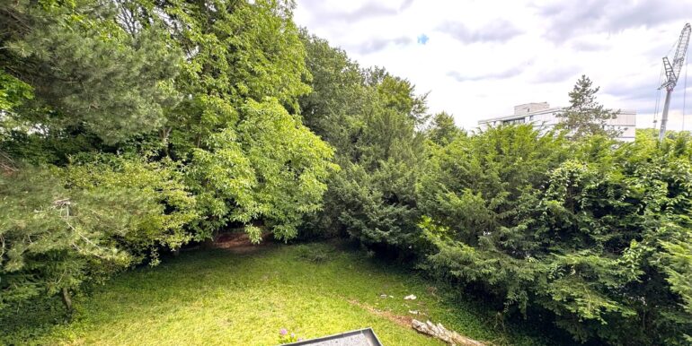 ...mit Ausblick ins Grüne