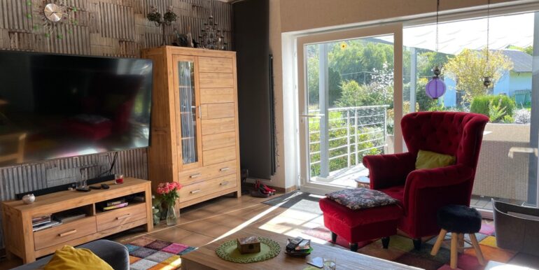 schöner Ausblick in den Garten