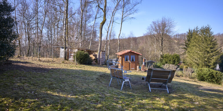 Blick über das Grundstück