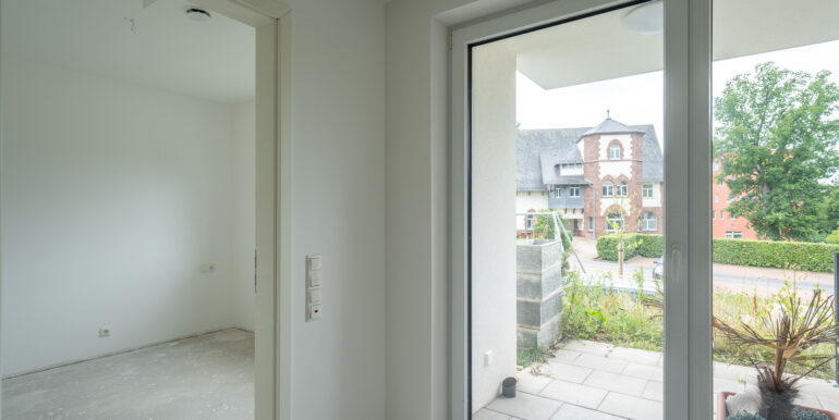 Blick ins Schlafzimmer