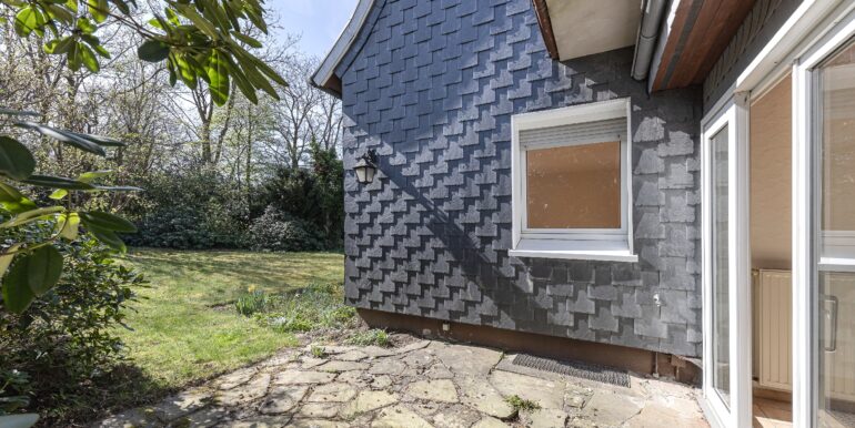 versteckte Sonnenterrasse