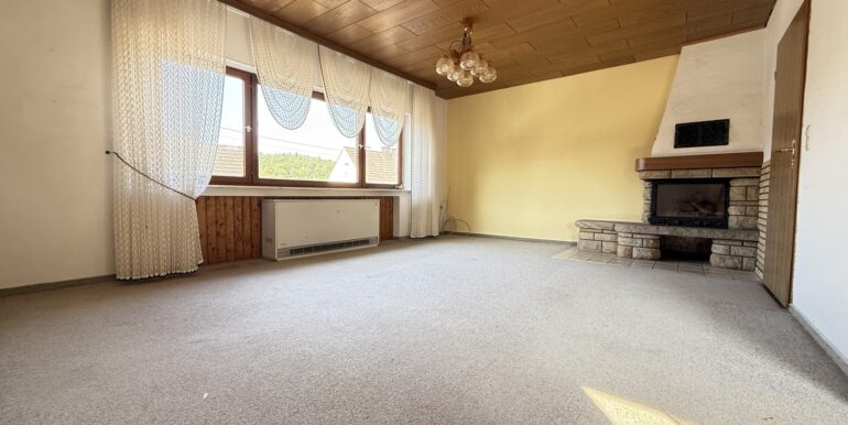 Wohnzimmer mit Kaminofen