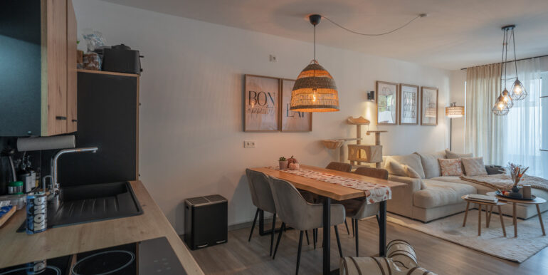 Wohn Ess Kochbereich