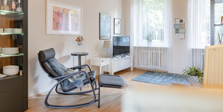 Essbereich mit Leseecke