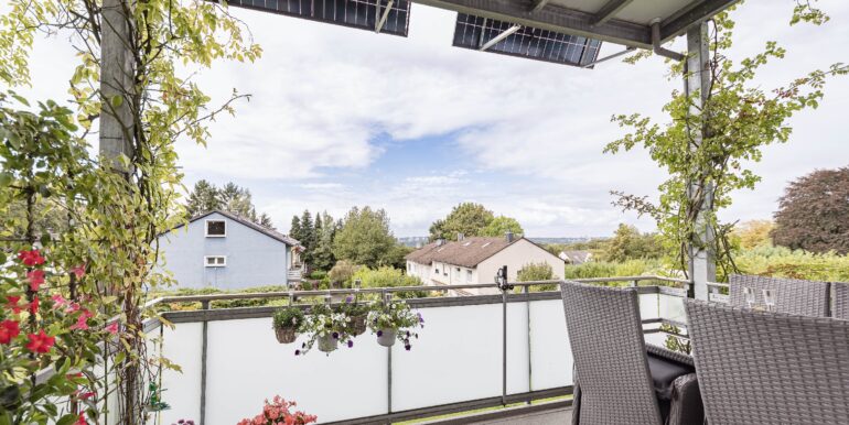 Balkon mit traumhafter Fernsicht