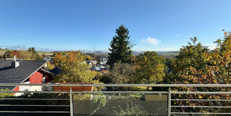Fernblick vom Balkon