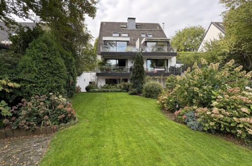 Blick vom Gartengrundstück