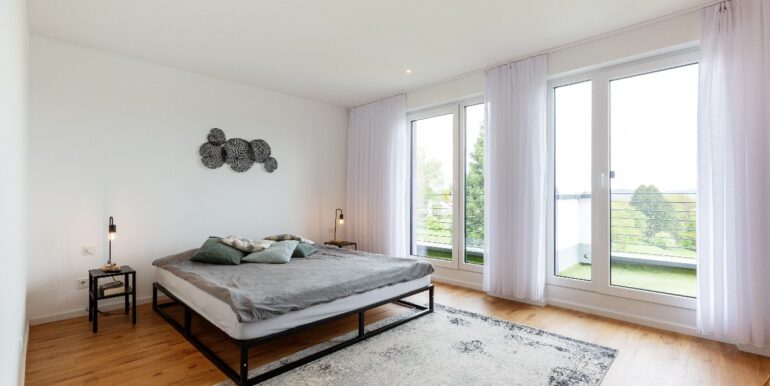 Schlafzimmer im Staffelgeschoss