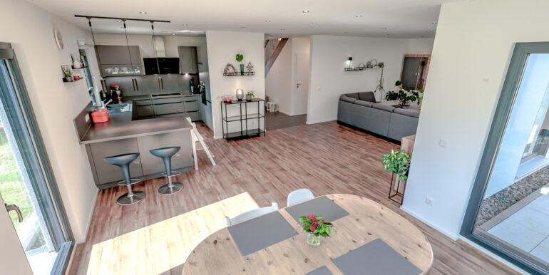 Küche / Ess- / Wohnbereich