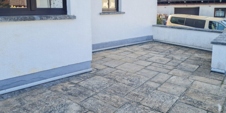 Terrasse vor der Tür