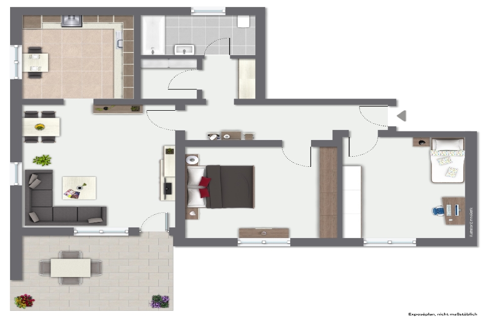 Ruhige Oase mit Terrasse – Ihr Rückzugsort im Zweifamilienhaus - Photo 2