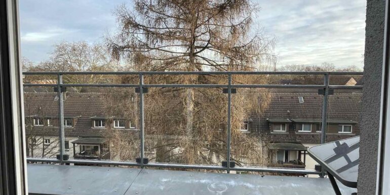 Austritt auf den Balkon