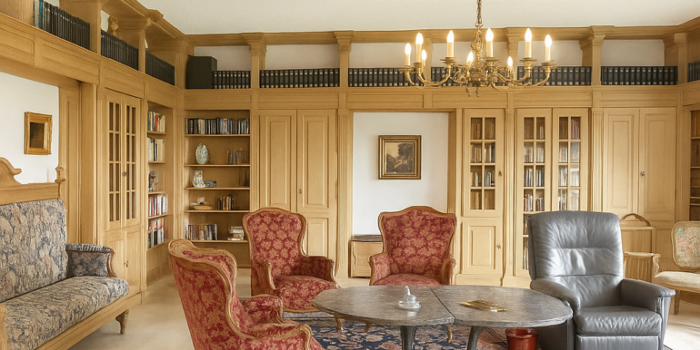 Direkt angrenzender weiterer Besprechungsraum im EG