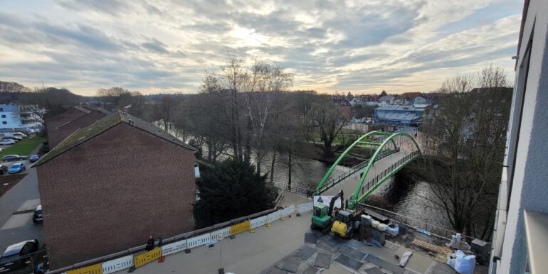 Blick vom Balkon