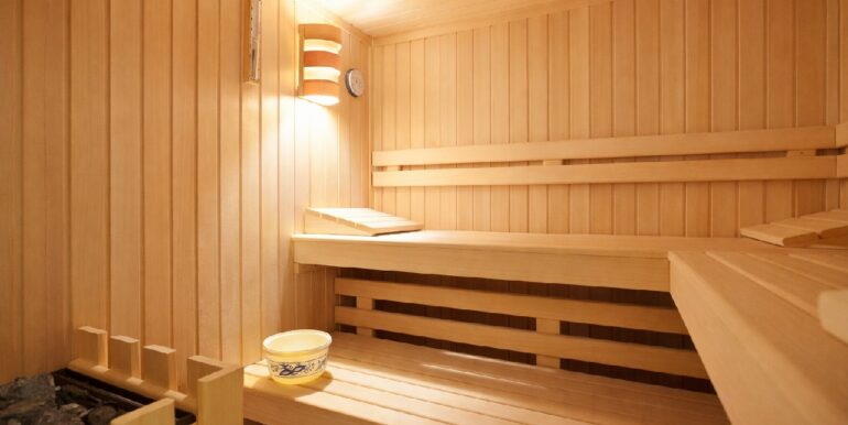 Die Sauna im Keller