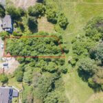 Drohnenaufnahme eingezeichnet