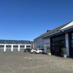 Ansicht Werkstatt und Büroteil