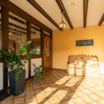 Ein sonniger Empfang