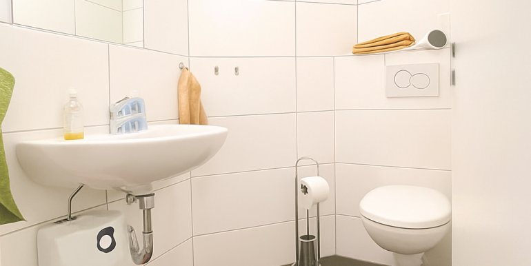 Gäste-Toilette im Erdgeschoss