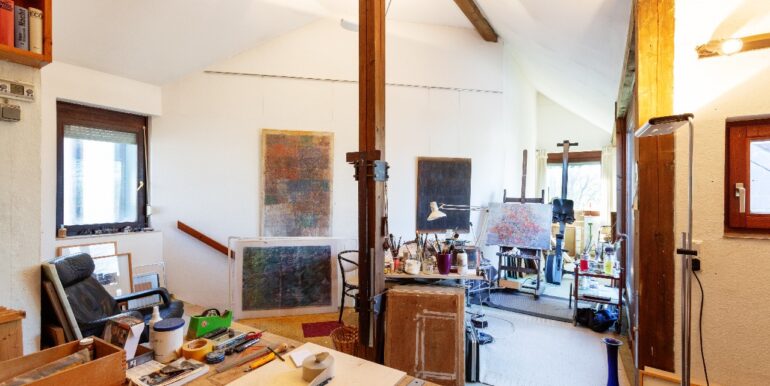 Dachgeschoss (derzeit Atelier)