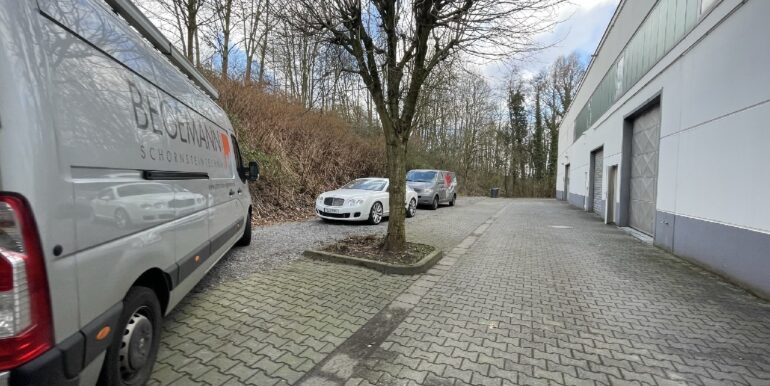 Rückseite Anlieferung