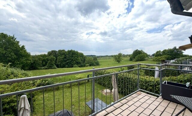 Blick vom Balkon